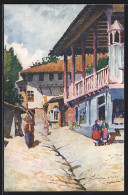 Künstler-AK Salonique, Ancienne Tekké Rue Ingnatia  - Grèce