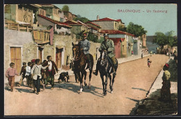 AK Salonique, Un Faubourg  - Grèce