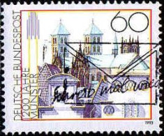 RFA Poste Obl Yv:1477 Mi:1645 1200 Jahre Münster (Belle Obl.mécanique) - Gebraucht