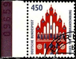 RFA Poste Obl Yv:1453 Mi:1623 Neues Tor Neubrandenburg Bord De Feuille (TB Cachet Rond) - Used Stamps