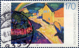 RFA Poste Obl Yv:1447 Mi:1619 Wassily Kandinsky 1866-1944 Peintre (TB Cachet Rond) - Oblitérés