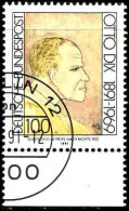 RFA Poste Obl Yv:1405 Mi:1573 Otto Dix Autoportrait Bord De Feuille (TB Cachet Rond) - Used Stamps