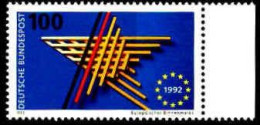RFA Poste N** Yv:1476 Mi:1644 Europäischer Binnenmarkt Bord De Feuille - Unused Stamps