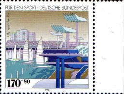 RFA Poste N** Yv:1485 Mi:1653 Für Den Sport Olympiahafen Kiel Bord De Feuille - Ungebraucht
