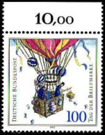 RFA Poste N** Yv:1470 Mi:1638 Tag Der Briefmarke Balon Poste Bord De Feuille - Unused Stamps