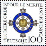 RFA Poste N** Yv:1441 Mi:1613 150 Jahre Orden Pour Le Merite - Unused Stamps