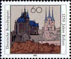 RFA Poste N** Yv:1439 Mi:1611 1250 Jahre Erfurt - Unused Stamps