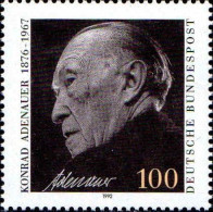 RFA Poste N** Yv:1428 Mi:1601 Konrad Adenauer Chancellier - Unused Stamps