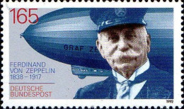 RFA Poste N** Yv:1424 Mi:1597 Ferdinand Von Zeppelin Constructeur De Dirigeables - Neufs