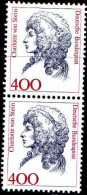 RFA Poste N** Yv:1414 Mi:1582 Charlotte Von Stein Confidente De Goethe (Paire) - Unused Stamps