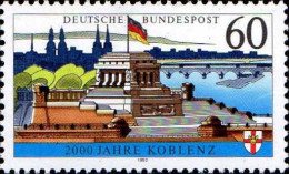RFA Poste N** Yv:1415 Mi:1583y Koblenz Deutsches Eck - Unused Stamps
