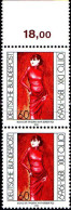 RFA Poste N** Yv:1404 Mi:1572 Otto Dix Anita Berger Danseuse Paire Pliures - Unused Stamps