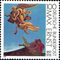 RFA Poste N** Yv:1401 Mi:1569 Max Ernst Peintre Monument Aux Oiseaux - Unused Stamps