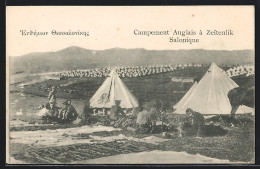 AK Salonique, Campement Anglais à Zeitenlik  - Grèce