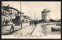 AK Salonique, Promenade De La Tour Blanche  - Grèce