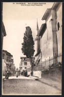 AK Salonique, Rue Et Eglise Cassimié  - Grèce