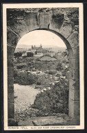 AK Schwäb. Hall, Blick Von Der Ruine Limburg Auf Comburg  - Schwaebisch Hall