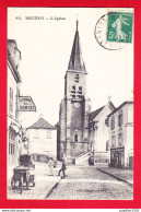 F-91-Brunoy-01P89 L'église De La Ville, écurie Remise, Animation, Cpa  - Brunoy