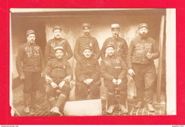 Milit-863A95  Carte Photo, Groupe De Militaires, Col N° 20 - Autres & Non Classés