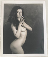 GRANDE PHOTOGRAPHIE.  Femme Mannequin Nue Artistique, Pose Suggestive, Poitrine , Sexy, Seins - Pin-up