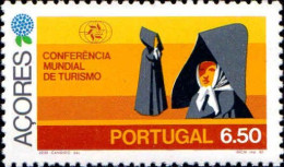 Açores Poste N** Yv:328 Mi:339 Conferencia Mundial De Turismo Culture - Açores