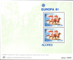 Açores Bloc N** Yv: 2 Mi:2 Europa Cept Cavalhade De S.Pedro Ilha De S.Miguel - Açores
