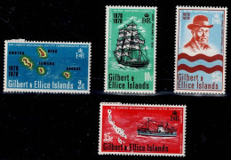 GILBERT& ELLICE ISLANDS 1970 100 YEARS OF LONDON MISSIONARY SOCIETY MI No 161-4 MNH VF!! - Gilbert- En Ellice-eilanden (...-1979)