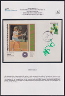 Gedenkblatt "Steffi Graf" Mit Original Autogramm #NP232 - Tennis