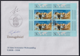 FDC " Sigmund Jähn" Als Ersttagsbrief Mit Original Autogramm #NP235 - Other & Unclassified