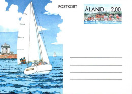 Aland Entier-P N** (101) Portkort Voilier - Aland