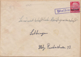 37409# HINDENBURG LOTHRINGEN LETTRE Obl WALDWIESEN WALDWISSE MOSELLE THIONVILLE - Covers & Documents