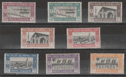 248 - Libia 1927 - 1° Fiera Di Tripoli N. 66/71+E14/15. Cat. € 300,00.MNH - Libye