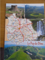 63 - LE PUY DE DOME - Carte Géographique- Neuve - Murol -Massif Du Puy De Sancy - Landkarten