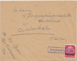 37410# HINDENBURG LOTHRINGEN LETTRE Obl WALDWIESEN WALDWISSE MOSELLE THIONVILLE - Lettres & Documents