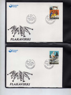 Iles Feroe -1990 -  4  FDC -   Industrie De La Peche - Faroe Islands