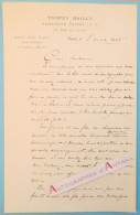 ● L.A.S 1905 Lucien TROPEY-BAILLY Architecte 43 Rue De Clichy à Paris - Envoi D'autographes - Etc - Lettre - Other & Unclassified