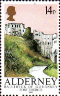 Aldeney-Aurigny Poste N** Yv: 29 Mi:29 Fort Tourgis - Alderney