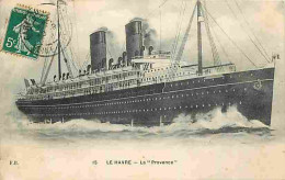 Bateaux - Paquebot - Le Havre - La Provence - CPA - Voir Scans Recto-Verso - Steamers