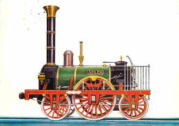 Trains - Adler 1 A1-Lokomotive Der Ersten Deutschen Eisenbahn Am 7 12 1835 - CPM - Voir Scans Recto-Verso - Trenes