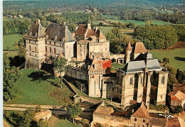 Chateaux - Château De Biron - Vue Aérienne - Dordogne - CPM - Carte Neuve - Voir Scans Recto-Verso - Châteaux