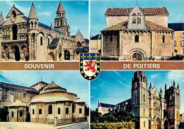86 - Poitiers - Multivues - Eglise - Blasons - Carte Neuve - CPM - Voir Scans Recto-Verso - Poitiers