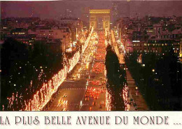 75 - Paris - Arc De Triomphe - Avenue Des Champs-Elysées - Vue De Nuit - Carte Neuve - CPM - Voir Scans Recto-Verso - Arc De Triomphe