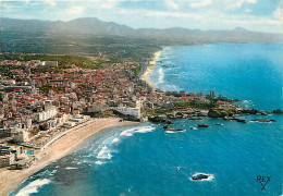 64 - Biarritz - Vue Générale Aérienne - Au Fond Les Montagnes D'Espagne - Flamme Postale De Saint Jean De Luz - CPM - Vo - Biarritz