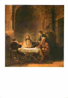 Art - Peinture - Harmensz Van Ryn Rembrandt - Les Pélerins D'Emmaus - CPM - Voir Scans Recto-Verso - Paintings