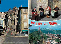 43 - Le Puy En Velay - Multivues - Folklore - Flamme Postale - CPM - Voir Scans Recto-Verso - Le Puy En Velay