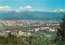 38 - Grenoble - Vue Générale La Chaine De Belledonne Et Le Taillefer (2861 M) - CPM - Voir Scans Recto-Verso - Grenoble