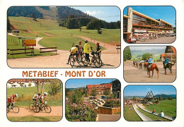 25 - Métabief - Mont D'Or - Multivues - Chevaux - Luge D'été - CPM - Voir Scans Recto-Verso - Autres & Non Classés