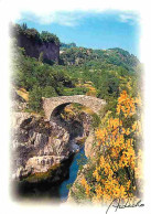 07 - Thueyts - Les Gorges De L'Ardèche - Le Pont Du Diable - Flamme Postale De Alba - CPM - Voir Scans Recto-Verso - Autres & Non Classés