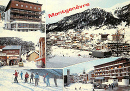 05 - Montgenèvre - Multivues - Hiver - Neige - Skieurs - Automobiles - CPM - Voir Scans Recto-Verso - Autres & Non Classés