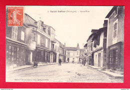 F-24-Saint Astier-08P250 St Astier, Grand Rue, Commerces, Cpa BE - Sonstige & Ohne Zuordnung